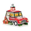 Department 56 North Pole Village Snow Inspector Station Lit House, 5.79" view 1