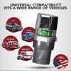 Quick Pressure Tire Pressure Monitoring Valve Caps Sensor Gauge - Advanced Detection System, 28 PSI Sensing Air Alert Indicator for Cars, Trailers, Bikes - Chrome-Plated, Pack of 4 view 3