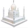 Marble White Taj Mahal Replica Decor Gift 9"inch | Taj Mahal Replica Model India Agra Souvenir Collection | Handmade Home Miniature Building and Architecture Mughal Art Housewarming Valentine Gift view 1