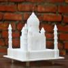 Marble White Taj Mahal Replica Decor Gift 9"inch | Taj Mahal Replica Model India Agra Souvenir Collection | Handmade Home Miniature Building and Architecture Mughal Art Housewarming Valentine Gift view 2