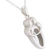 Silverlight Urns Companion Pendant and Necklace for Ashes, Sterling Silver, Cremation Jewelry for Ashes view 1