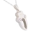 Silverlight Urns Companion Pendant and Necklace for Ashes, Sterling Silver, Cremation Jewelry for Ashes view 3