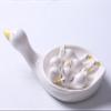 Ceramic Ornament White Goose Shape Chopstick Rest Spoon Holder Set Chopstick Holder Chopsticks Stand Rest Fork Tableware Utensils Dish view 1
