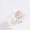 Ceramic Chopstick Rest White Rabbit Shape Spoon Holder Set Ceramic Chopstick Holder Chopsticks Stand Rest Fork Tableware Utensils Dish view 1