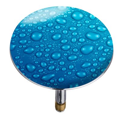 Wenko Pluggy Waterdrops Drain Plug, Multi-Colour, 7.5 x 7.5 x 6 cm
