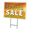 SPRING SALE 18"x24" Yard Sign & Stake | Advertise Your Business | Stake Included Image On Front Only | Made in The USA view 1