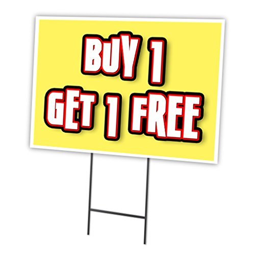18"x24" Yard Sign & Stake | Advertise Your Business | Stake Included Image On Front Only | Made in The USA