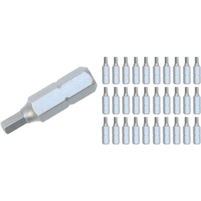 Hex Contractor Insert Bit 6.0mm 30Pc