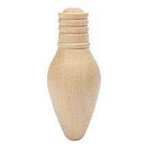 Wooden Christmas Lights-Bag of 10