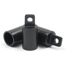 1/2 inch Black Dowel End Caps-Bag of 50