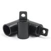 1/2 inch Black Dowel End Caps-Bag of 50 view 1