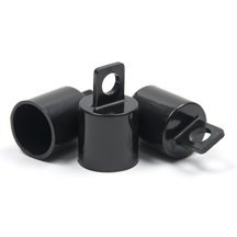 3/4 inch Black Dowel End Caps-Bag of 50