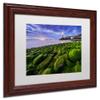 Trademark Fine Art Full Moon in Brittany Artwork by Mathieu Rivrin, 11 by 14", Wood Frame, White Matte view 2