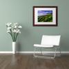 Trademark Fine Art Full Moon in Brittany Artwork by Mathieu Rivrin, 11 by 14", Wood Frame, White Matte view 3