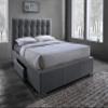 Baxton Studio CF8498-King-Grey Platform, King, Grey view 1