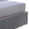 Baxton Studio CF8498-King-Grey Platform, King, Grey view 3