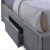 Baxton Studio CF8498-King-Grey Platform, King, Grey view 4