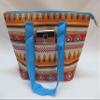 Lunch Bag Insulated Tote Bag Reusable Bag (Aztec Blue) view 2