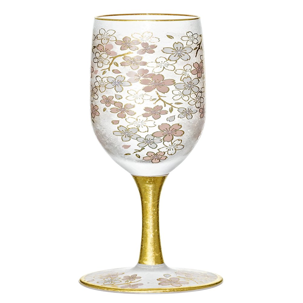 Aderia 6529 Sakura Flute Glasses, 6.1 fl oz (180 ml), Champagne Glass, Made in Japan, Presentation Box, Birthday Gift, Present