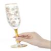 ADERIA S6109 El Dorado Cherry Blossom Flutes Pair Set, Champagne Glasses, 6.1 fl oz (180 ml), Made in Japan, Comes in a Cosmetic Box, Wine, Cocktail, Sparkling, Stylish, Brandy, Champagne, Present, Gift, Wedding, Celebration, Birthday view 2