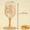 ADERIA S6109 El Dorado Cherry Blossom Flutes Pair Set, Champagne Glasses, 6.1 fl oz (180 ml), Made in Japan, Comes in a Cosmetic Box, Wine, Cocktail, Sparkling, Stylish, Brandy, Champagne, Present, Gift, Wedding, Celebration, Birthday view 4