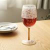 Aderia S-6110 Sake Bottle Wine Glass, El Dorado Cherry Blossom Pair Set, 18.0 fl oz (540 ml), Cherry blossom Stemware Glass, Made in Japan, Gift Box Included, Birthday Gift view 4