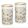 Aderia Shuki S-6102 Rock Glass, El Dorado Arabesque Gold, Pair Set, 10.1 fl oz (300 ml), Arabesque, Rock Glass, Old Glass, On The Rock, Nihonsei, Keshobakoiri, Tanjobi, Gift view 1
