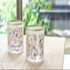 Aderia Shuki S-6102 Rock Glass, El Dorado Arabesque Gold, Pair Set, 10.1 fl oz (300 ml), Arabesque, Rock Glass, Old Glass, On The Rock, Nihonsei, Keshobakoiri, Tanjobi, Gift view 4