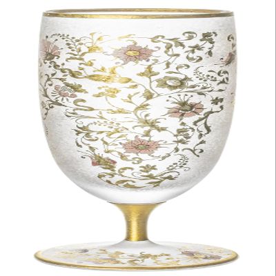 ADERIA 6523 El Dorado Arabesque Beer Glass, Gold, 12.2 fl oz (360 ml), Made in Japan, Comes in a Cosmetic Box, Wedding, Father's Day, Mother's Day, Gift, Gift, Birthday, Women, Celebration, 60th