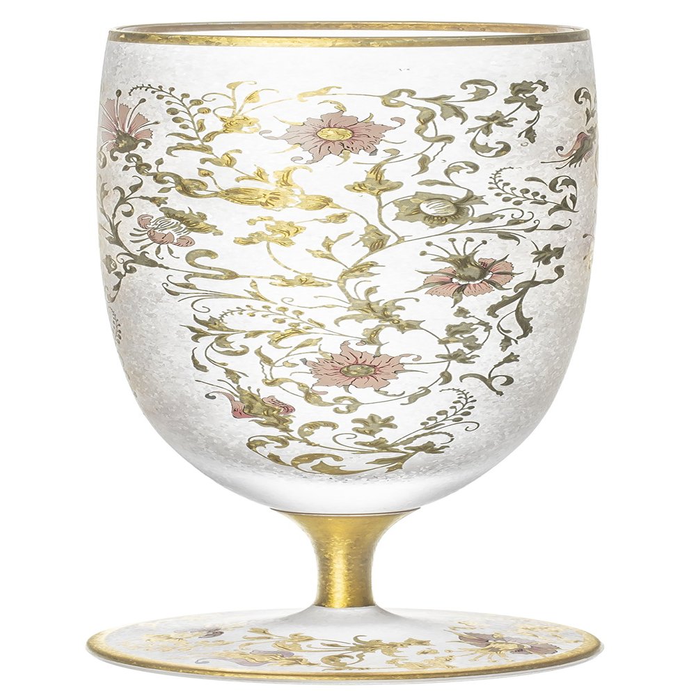 ADERIA 6523 El Dorado Arabesque Beer Glass, Gold, 12.2 fl oz (360 ml), Made in Japan, Comes in a Cosmetic Box, Wedding, Father's Day, Mother's Day, Gift, Gift, Birthday, Women, Celebration, 60th
