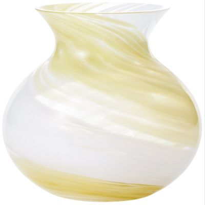 ADERIA F71441 Tsugaru Vidro Flower Vase, Bouquet Pot, Beige, Gift Box, Made in Japan, Flower Base, Fashionable, Glass, Vase, Vase Container, Gift, Women's, Mother's Day, Father's Day, Couple, Men's,