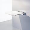 SMEDBO Folding Wall Mounted Shower Seat, White view 4
