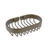 Allied Brass BSK-150LA-ABR Oval Soap Basket, Antique Brass view 1