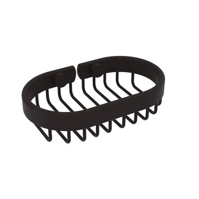 Allied Brass BSK-150LA-ORB Oval Soap Shower Basket, Oil Rubbed Bronze
