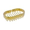 Allied Brass BSK-150LA-PB Oval Soap Basket, Polished Brass view 1