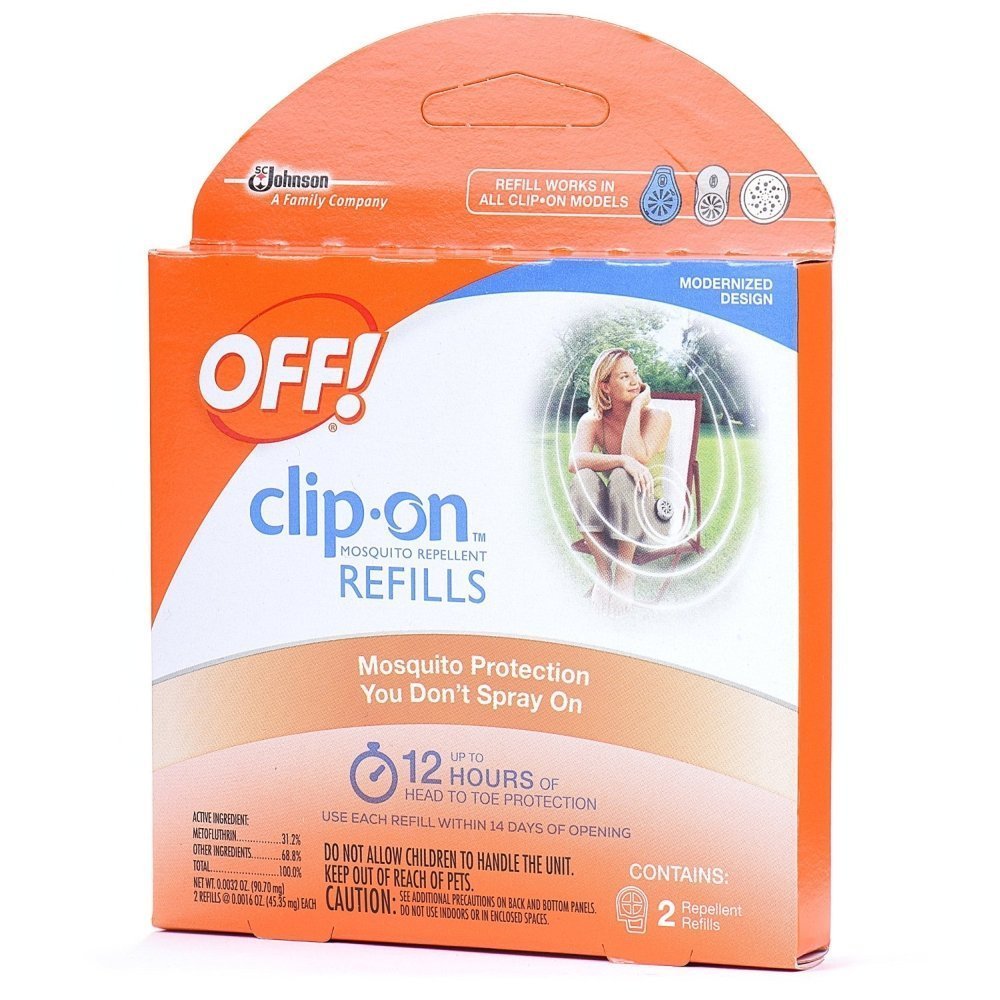 OFF! Clip On Refills, 2 CT (Pack of 5)