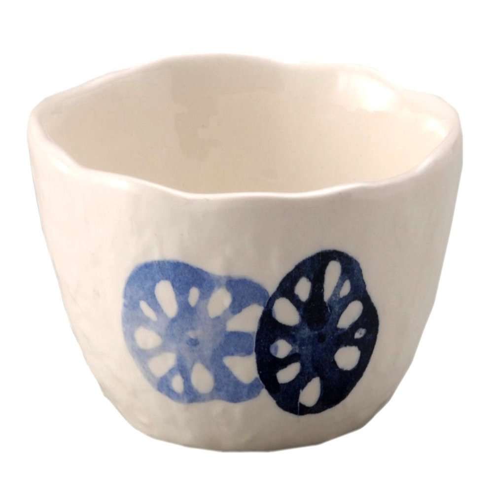 Mitou Banko Ware Tokoshi Lotus Soba Chiyoguchi Blue 15227