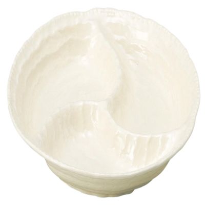 Banko Ware 11955 White Bowl, White Hors d'Oeuvres Plate, Made in Japan