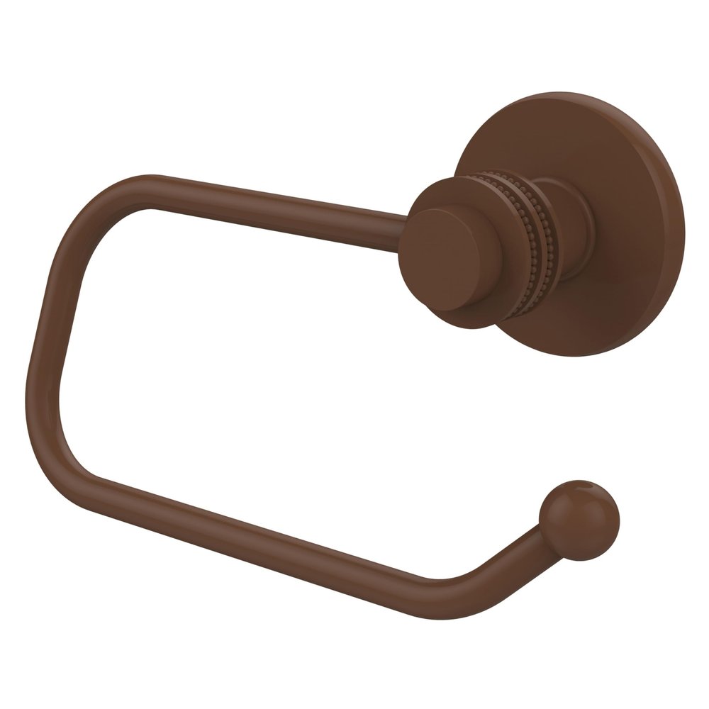 Allied Brass 924ED-ABZ Mercury Collection Euro Style Tissue Dotted Accents Toilet Paper Holder, Antique Bronze