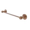 Allied Brass 931G/18-BBR Mercury Collection 18 Inch Groovy Accent Towel Bar, 18-Inch, Brushed Bronze view 1