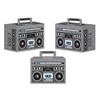 Boom Box Favor Boxes, 4-inch by 5-3/4-inch (1 Count) (3/pkg) Pkg/6 view 1