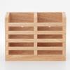 Fuji Boeki 96137 Chopstick Stand, Cutlery Stand, Width 7.1 x Depth 3.9 x Height 5.1 inches (18 x 10 x 13 cm), Natural Kitchen Storage, Includes Partitions, Wooden, Natural Wood, Bonheur view 2
