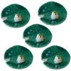 Aito HHT457 Kyoto Ware Kiyomizu Ware Yoshizan Chopsticks Rest, Set of 5, Frog view 1