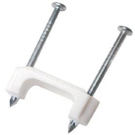 Gardner Bender 3/4 in. W Plastic Insulated Cable Staple 100 pk