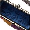 Maeda Dyeing Goshikihanpudo Kyoto Japan 2.5 Square Coin Purse, Goshiki Checkered, Dark view 4