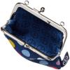 Kyoto Japan Kyoto Japan 2.5 Square Coin Purse, Five Color Dots, Navy Blue view 3