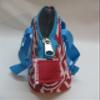 Lunch Bag Insulated Tote Bag Reusable Bag (Greek Key Pink & Blue) view 4