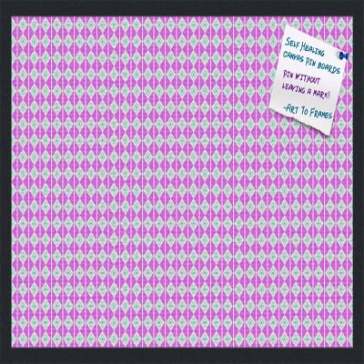 PinPix Decorative pin Cork Bulletin Board Made from Canvas, Vivid Pattern Printed at 30x20 Inches and Framed in Satin Black (PinPix-366)