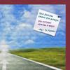 Decorative bulletin board made from self-healing canvas by PinPix, Start your journey here printed at 30x20 and framed in Red Stain on Beech view 2