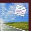 Decorative bulletin board made from self-healing canvas by PinPix, Start your journey here printed at 20x20 and framed in Mahogany view 2